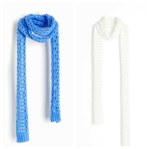 NWT Narrow Knit Long Scarf